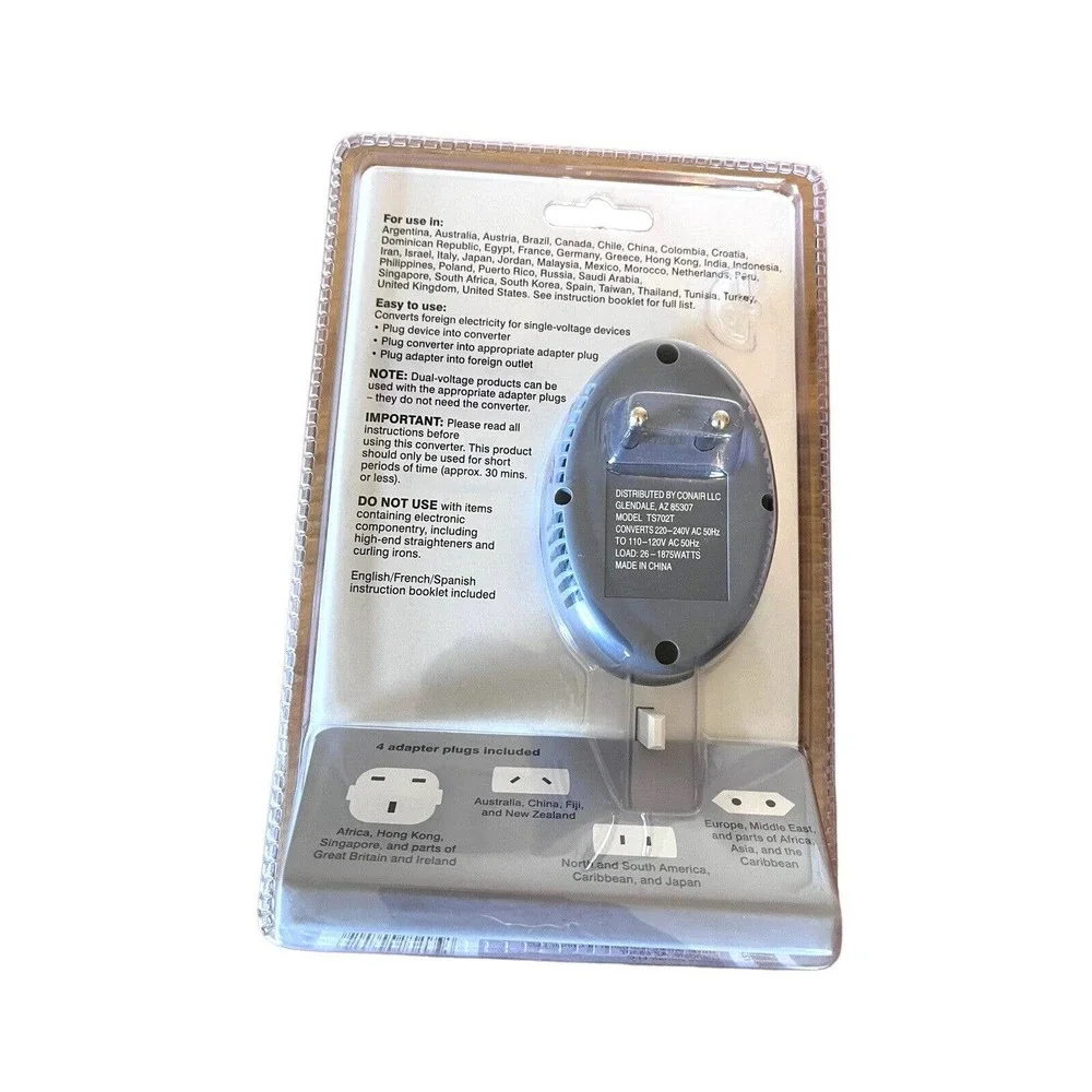 Travel Smart By Conair Converter And Worldwide Adapter Set Over 150 Countries